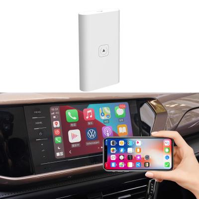 China Original Car Screen Upgrade Plug and Play Portable Mini Wired to Wireless CarPlay Dongle Activator for OEM Factory Wired CarPlay Cars for sale