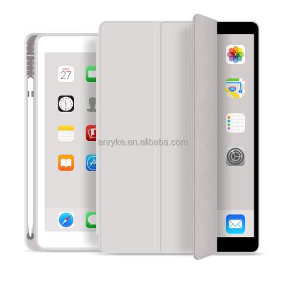 China Shockproof Dustproof Cover Case For iPad Air 4 Shockproof 2020 Triple Flip PU Leather Stand Cover For Funda iPad Air 4 Air 5 10.9 Inch With Stand pencil for sale