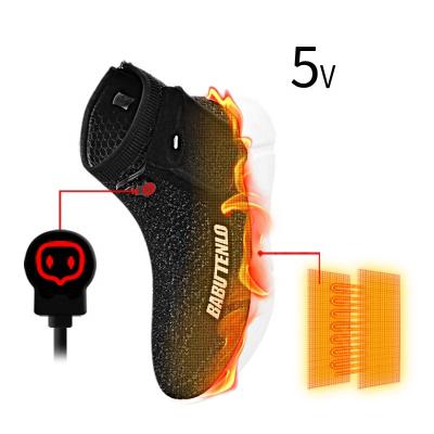 China USB Heating Winter USB 3 Port Speed ​​Intelligent Temperature Control Electrically Heated Shoes, Men's And Women's Graphene Styles Heated Boots for sale