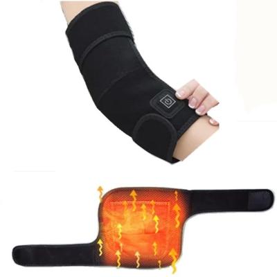 China Fasion Carbon Fiber Heating Elbow Arm Wraps Comfortable Safe Heated Support Arthritis Heat Remedy Elbow Support for sale