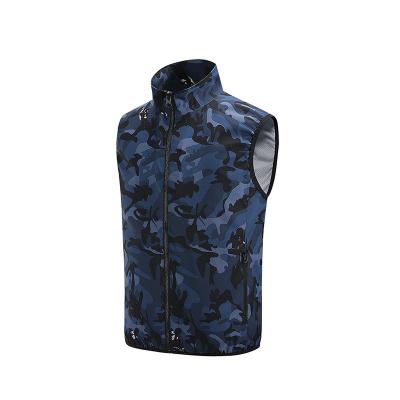 China 2022 Summer Breathable Hot Sale Camouflage Air Fan Clothing Cooling Fan Clothes Jacket Men Air Cooling Fan, Air Conditioned Jacket for sale