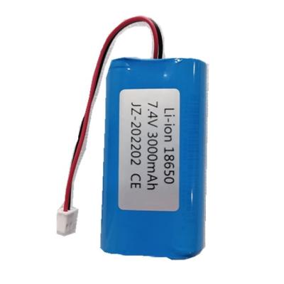 China Toys 18650 lithium batteries pack 7.4 volt 3000mah icr18650 2s1p 7.4v 2200mah Li ion battery pack for toy laser tag for sale