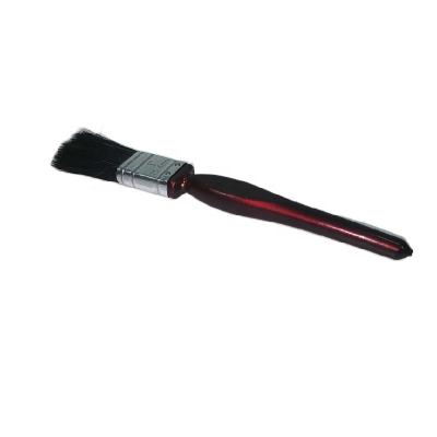 China One Inch Black Bristle Nylon Paint Brush With Red Slime Plastic Handle for sale