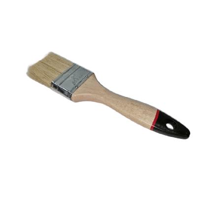 China 2 Inch Painting Hair Brush Set With Black And Red Tail Handle Bristle Wood Brushes for sale