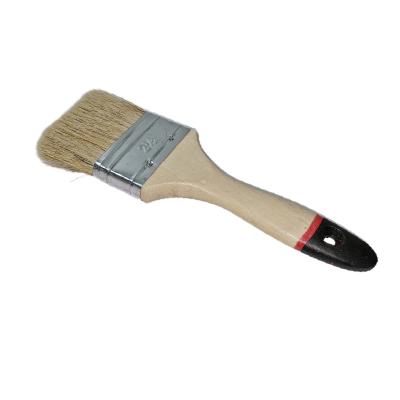 China 2.5 Inch Paint Hair Brush Set With Black And Red Tail Handle Bristle Wood Brushes for sale