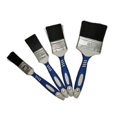 China New Paint Products Blue And White Plastic Handle Paint Brushes For Home Decoration for sale