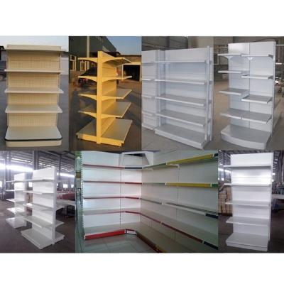 China Good quality modern single/double side style gondola shelf price for sale