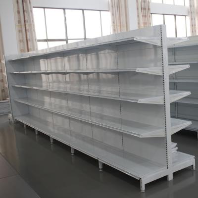 China Double sided white color screen shelving for sale