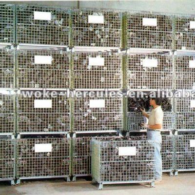 China Various-sided metal cage storage container for sale