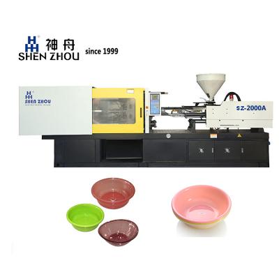 China 200ton Horizontal Durable Plastic Basin And Washing Casting Machine / Basketry Injection Molding Casting Price for sale