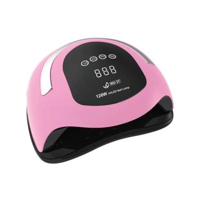 China ABS Nail Dry Products Light Machine Plastic Popular UV Curing Professional Pink Led Lamp Nails for sale