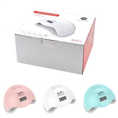 China Interesting Price 48W Digital Sensor Nail Polish Curing Timer Sun Mini Nail Dryer High Quality Infrared UV Gel Lamp Nail Gel Polish for sale