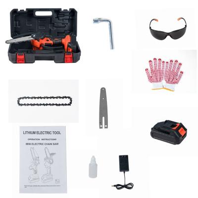 China Wood Saw Factory direct sales Marine one electric one rechargeable lithium battery chain saw wood cutting lithium battery chain saw for sale