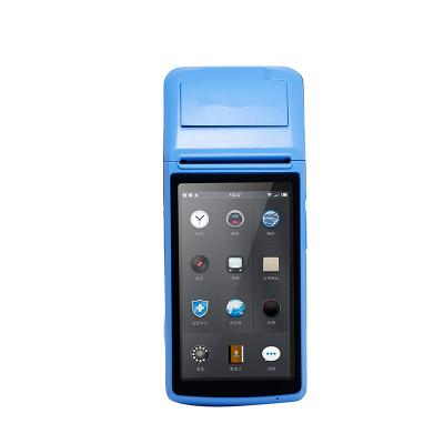 China Hot selling Desen Android smart handheld pos terminal receipt printer pos and portable QR code scan pos with printer pda with printer for sale