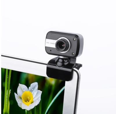 China CE Confirm 30FPS PC Webcam Driver 2.0 Free USB Laptop Camera With Led Light And Mic A1 for sale