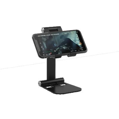 China Aluminum alloy adjustable mobile phone desktop stand, foldable mobile phone stand, mobile phone accessories for sale