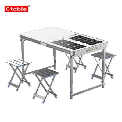 China Modern Outdoor Aluminum Portable Folding Table Picnic Table Office Furniture for sale