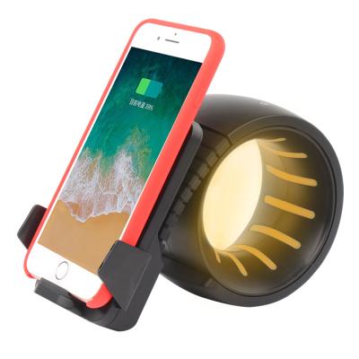 China Mobile Wireless Stand Holder Cell Phone Charger Unique Design With Led Lamp for sale