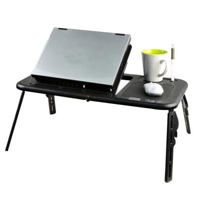 China Any Size Medium High School Laptop Foldable Table With Fans for sale