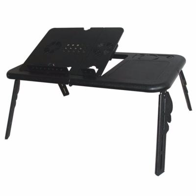 China Home Office Portable Computer Desk Table (Waist) Height Adjustable Foldable Lap Desk Plastic Material Classical Style Laptop Stand Small for sale