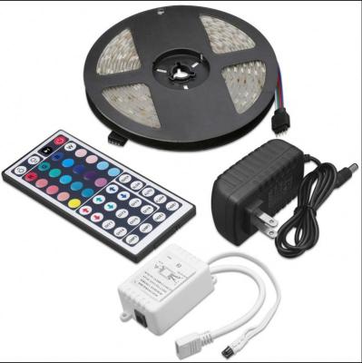 China Srtip Light China Supplier IR 14.4m/w Mini Lights 5m LED Remote Control Decorative Strip 5050 30/60 LEDs/M LED Strip RGB for sale