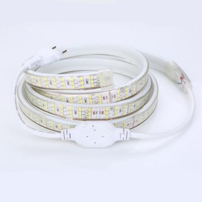 China Optional Hotel 220v 12v 100M DC PF>0.9 IP67 LED Strip 180/276leds/Meter 20M SMD 2835 3528 5730 RGBW 5050 Waterproof Led Strip for sale