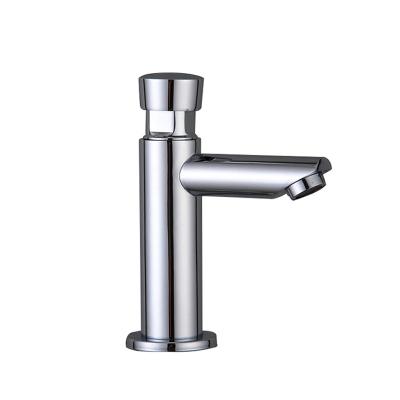 China Metered Faucets Touch Cold Water Time Delay Self-closing Self-closing Auto Shut-off Toilet Basin Faucets Basin Faucets Water Saving Faucet for sale