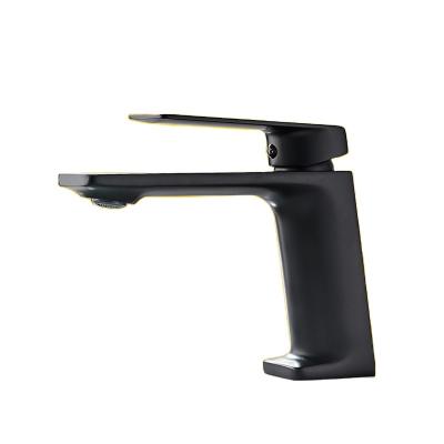 China Single Handle Single Handle Sink Faucet Crane Mixer Tap Waterfall Basin Waterfall Matte Black Basin Faucet Bathroom Faucets for sale