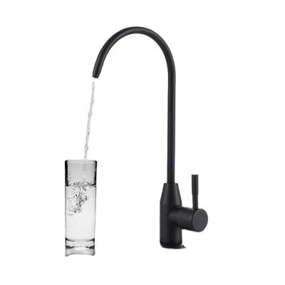 China Pull Out Spray Matte Black Direct Drinking Faucets Stainless Steel Kitchen Faucet For Anti Osmosis Purifier Water And Kitchen Sink Faucet for sale