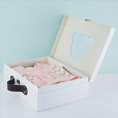 China Recycled Packaging Materials Custom Baby Clothing Cardboard Box With Window for sale