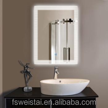 China CE Modern Glass Bathroom LED Bath Mirror Wall Light Backlit Lamp for sale