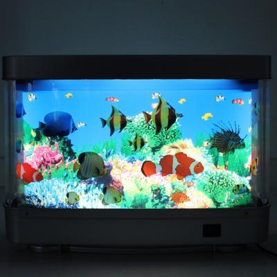 China Great for kids rooms and home or office artificial fish aquarium decorative led lights for home decoration for sale