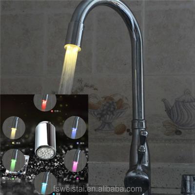 China Electric Faucets Motion Brass Faucet LED Kitchen Faucet Modern Type Tap LED Mixer Tap Spout wst-1694-c for sale