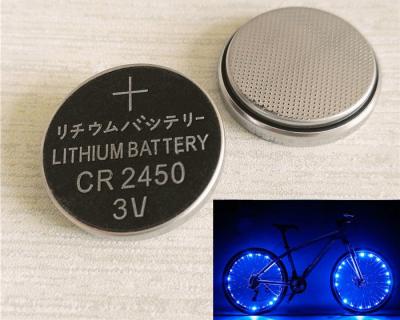 中国 OEM ODMの硬貨の細胞CR2450ボタン電池の高い下水管の銀色 販売のため