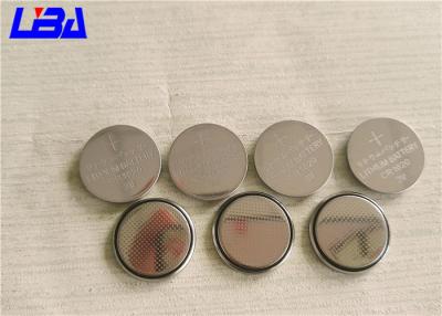 China Button Cell Lithium Coin Battery , CR1220 CR2032 CR2450 Cr1620 Watch Battery for sale