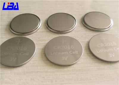 China Retailed Blister Pack Button Coin Cell Battery , Light Weight Cr2016 Lithium Battery for sale