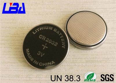 China 230mAh Lithium Manganese Dioxide Battery , Lithium Ion Battery Cr2032  With Solder for sale