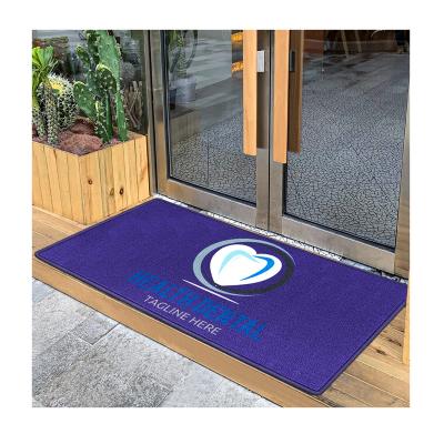 China Custom Made Custom Front Door Mats Entrance Carpet Customized Design For Studio Living Room 7MM Thick for sale