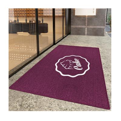 China Custom Wholesale Custom Anti-Slip Empty Floor Mat Printing Designer Door Mat From China Factory High Quality Carpet for sale