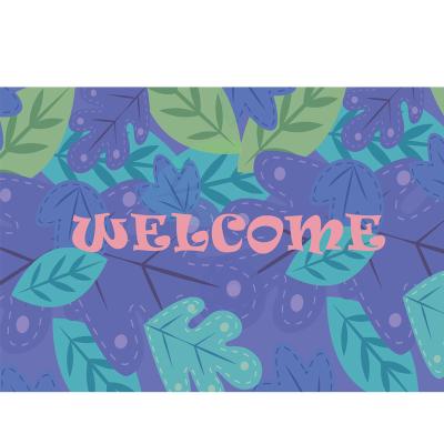 China Custom Logo Door Mat Outdoor Floor Reception Exquisite Durable Anti-Slip Carpet Custom Printed Carpet for sale