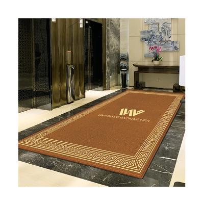 China Custom Personalized Carpet Limited Time Offer Roll Floor Commercial Carpet Covers And Entrance Mat Customized Door Mats for sale