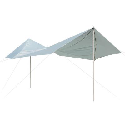 China Durable Soft Sun Shelter Tent Canopy Outdoor Camping Tarp Cotton Tarpaulin for sale