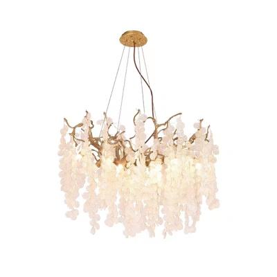 China Custom manufacturer modern luxury crystal living room villa villa chandelier hotel copper lamp copper lamp for sale