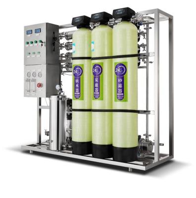 China Hotels Factory Price 1.5T/H Osmosis Purifier Reverse Osmosis Treatment Installation Machine Automatic Reverse RO Water Filter System for sale