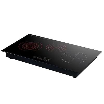 China National Multi Desk Drop-in Hot Plate IH 3 Burner Electrical Ceramic Hob Smart BBQ Electric Infrared Double Induction Cooker for sale