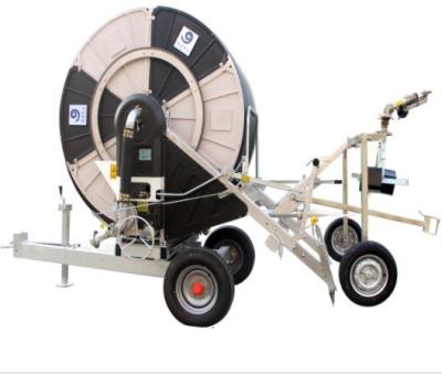 China 11kw Farm Land Irrigation Equipments Sprinkler Spray Hose Reel Irrigation Machine for sale