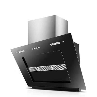 China Aluminum Housing Modern Kitchen Chimney Custom Island Curve Glass Range Hood Extractor for sale