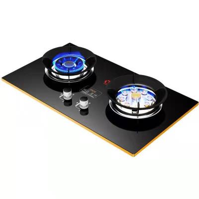 China Desktop Embedded 2 Burner Gas Stove Custom for Solar Electronic Installation for sale