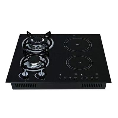 China Stainless Steel Gas Cooktop 4 Burners Induction and Natural Gas Stove for Built-in for sale