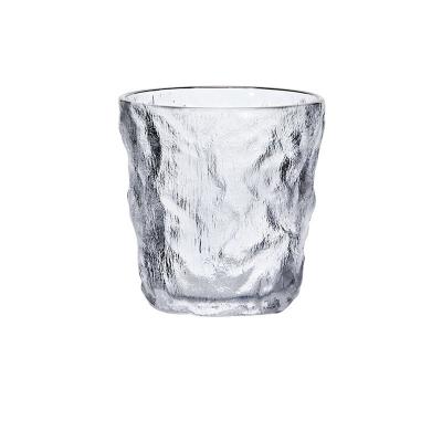 China Creative simple frosted high-end foreign wine glass traditional European style glacier whiskey wine glass for sale